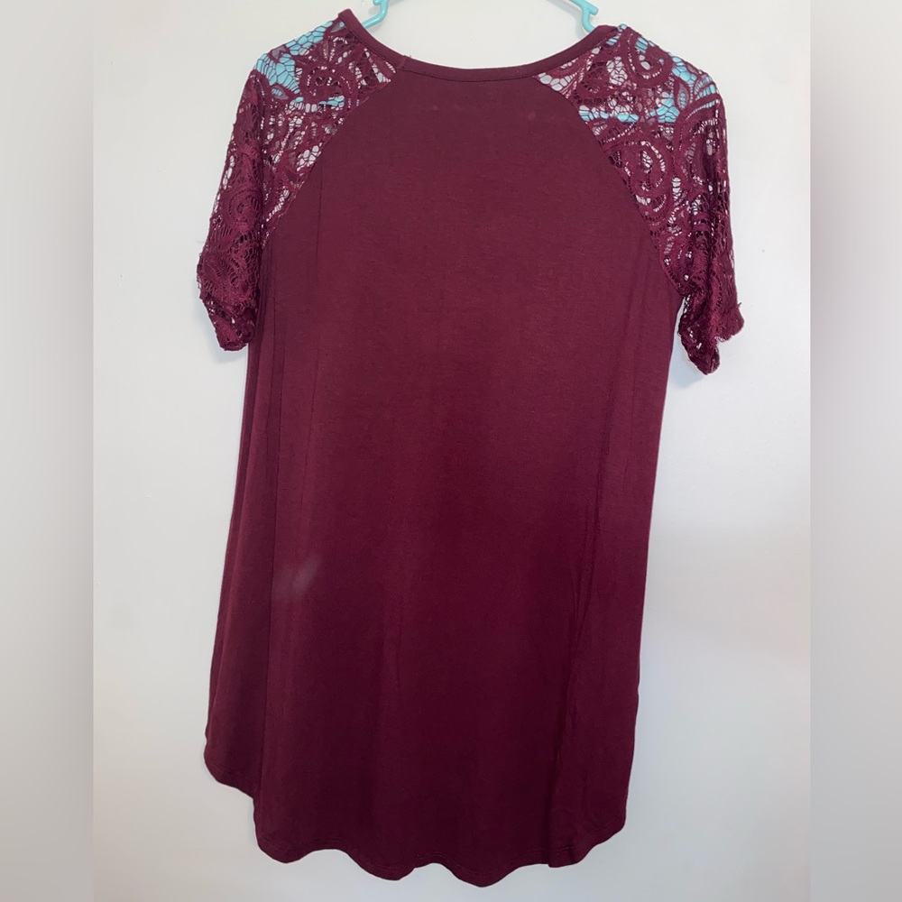 Maroon blouse - Picture 3 of 3